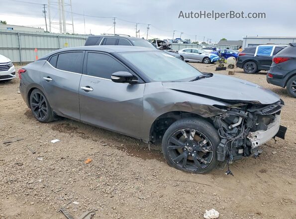 1N4AA6APXHC443305 2017 NISSAN MAXIMA Gray Delantero derecho