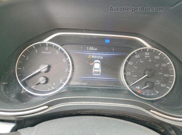 1N4AA6APXHC443305 2017 NISSAN MAXIMA Gray Vista del cuadro de instrumentos
