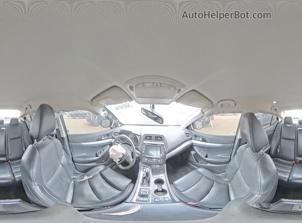 1N4AA6APXHC443305 2017 NISSAN MAXIMA Gray Vista de la etiqueta del VIN