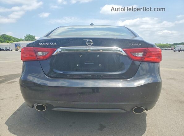 1N4AA6APXHC455213 2017 NISSAN MAXIMA Черный Вид сзади