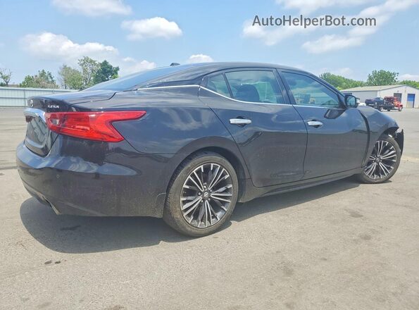 1N4AA6APXHC455213 2017 NISSAN MAXIMA Черный Задняя правая четверть