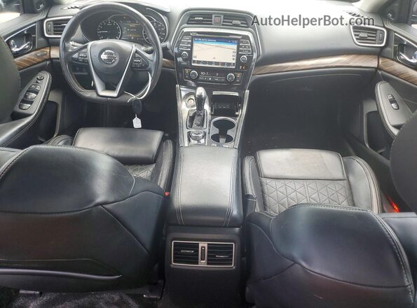 1N4AA6APXHC455213 2017 NISSAN MAXIMA Черный Вид панели приборов