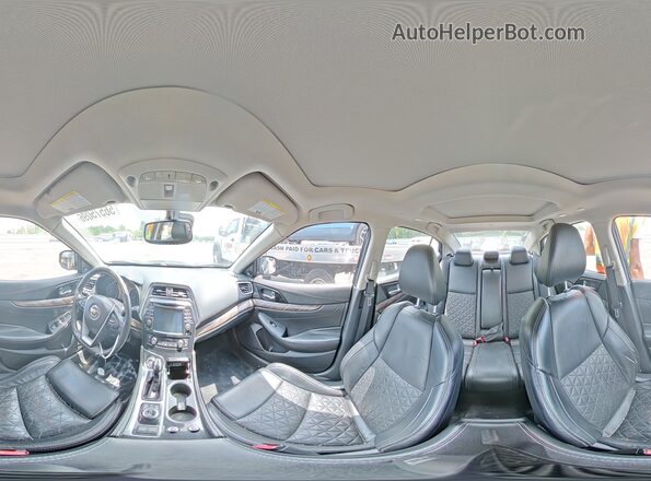 1N4AA6APXHC455213 2017 NISSAN MAXIMA Черный Панорамный вид салона 360°