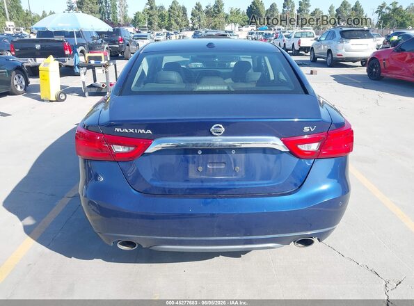 1N4AA6APXJC360768 2018 NISSAN MAXIMA Синий 