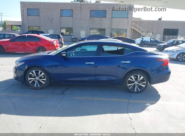 1N4AA6APXJC360768 2018 NISSAN MAXIMA Синий 