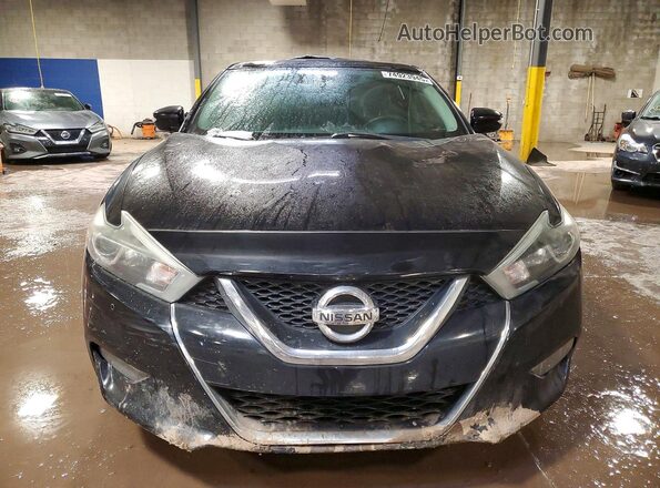 1N4AA6APXJC373780 2018 NISSAN MAXIMA Black Դիմացի տեսք