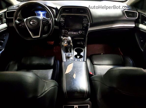 1N4AA6APXJC373780 2018 NISSAN MAXIMA Black Առջևի վահանակի տեսք