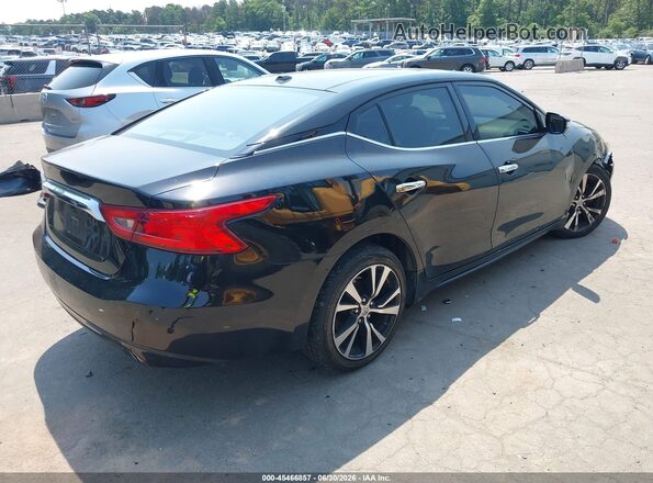 1N4AA6APXJC383905 2018 NISSAN MAXIMA Черный Задняя правая четверть