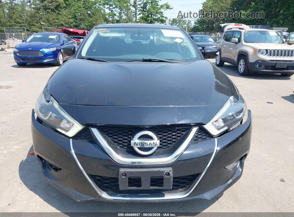 1N4AA6APXJC383905 2018 NISSAN MAXIMA Черный Вид щитка приборов