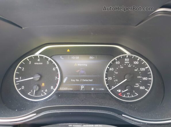 1N4AA6APXJC383905 2018 NISSAN MAXIMA Черный Вид задних сидений