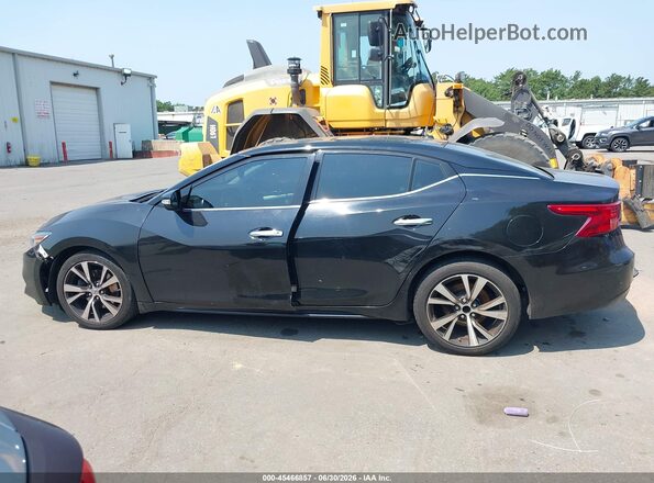 1N4AA6APXJC383905 2018 NISSAN MAXIMA Черный Панорамный вид салона 360°