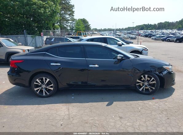 1N4AA6APXJC383905 2018 NISSAN MAXIMA Черный Вид задней части салона