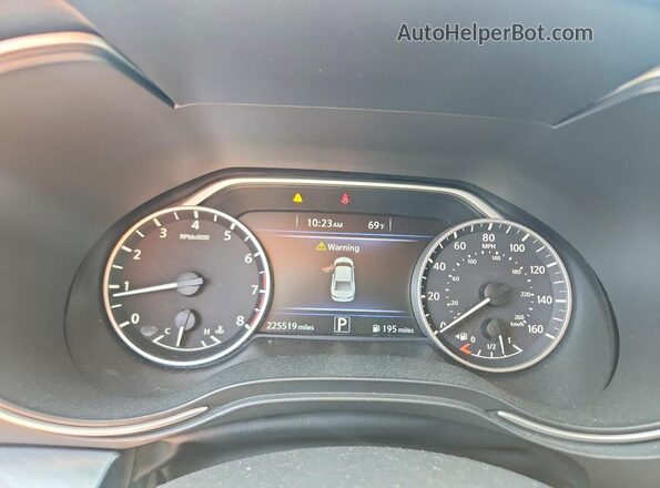 1N4AA6APXJC392216 2018 NISSAN MAXIMA Gray Instrument cluster view
