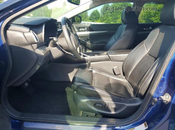 1N4AA6APXJC393950 2018 NISSAN MAXIMA Синий Вид салона спереди