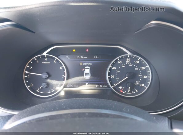 1N4AA6AV0KC366868 2019 NISSAN MAXIMA White უკანა სავარძლების ხედი