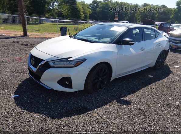 1N4AA6AV0KC375070 2019 NISSAN MAXIMA White Przód lewy