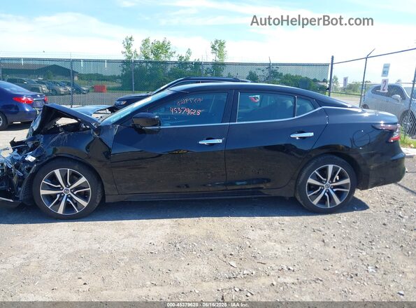 1N4AA6AV1KC369925 2019 NISSAN MAXIMA Black სალონის 360-გრადუსიანი ხედი