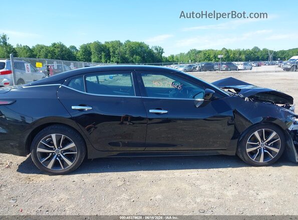1N4AA6AV1KC369925 2019 NISSAN MAXIMA Black უკანა სალონის ხედი