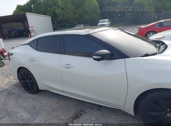 1N4AA6AV2KC375698 2019 NISSAN MAXIMA White Սալոնի հետևի տեսք