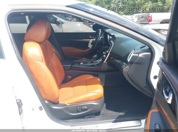 1N4AA6AV2KC377161 2019 NISSAN MAXIMA White Вид салону спереду