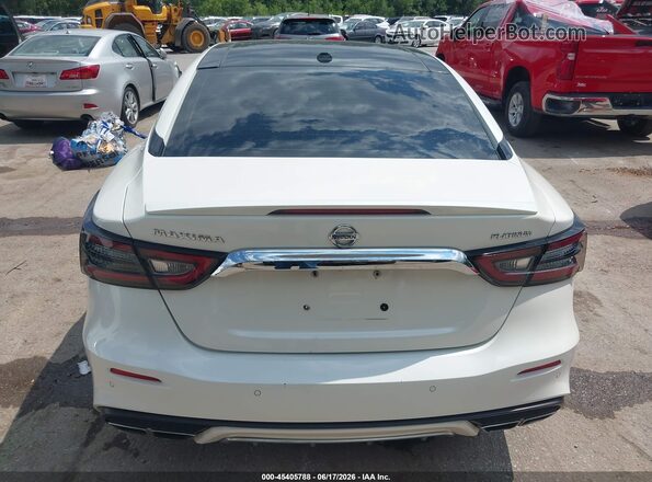 1N4AA6AV2KC377161 2019 NISSAN MAXIMA White 