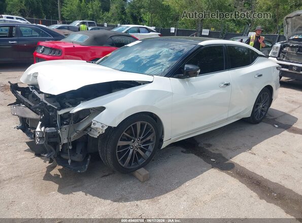1N4AA6AV2KC377161 2019 NISSAN MAXIMA White Передня ліва чверть