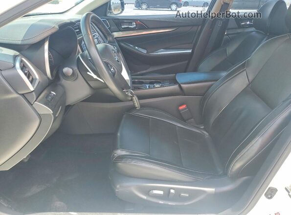 1N4AA6AV4KC372849 2019 NISSAN MAXIMA Белый Вид салона спереди