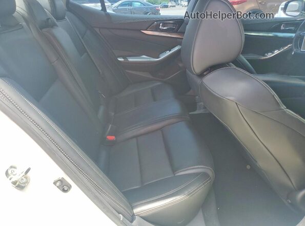 1N4AA6AV4KC372849 2019 NISSAN MAXIMA Белый Вид задних сидений