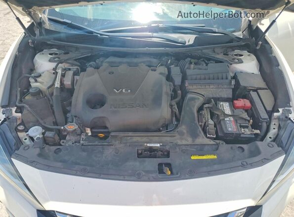 1N4AA6AV4KC372849 2019 NISSAN MAXIMA Белый Вид задней части салона