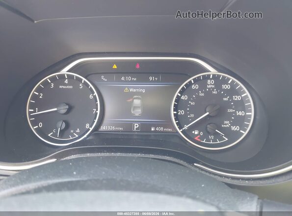 1N4AA6AV5KC360502 2019 NISSAN MAXIMA Silver Вид задніх сидінь