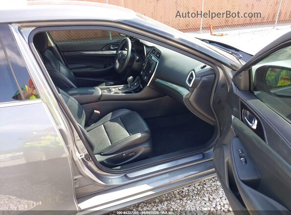 1N4AA6AV5KC360502 2019 NISSAN MAXIMA Silver Вид салону спереду