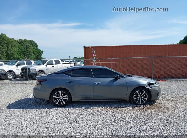 1N4AA6AV5KC360502 2019 NISSAN MAXIMA Silver Вид задньої частини салону