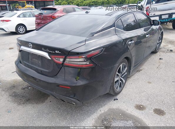 1N4AA6AV5KC363061 2019 NISSAN MAXIMA Черный Задняя правая четверть