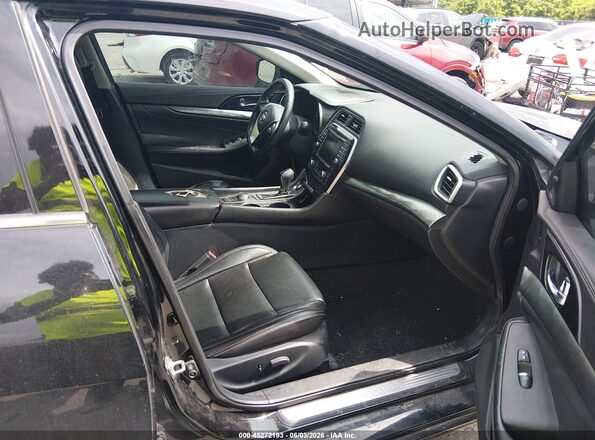 1N4AA6AV5KC363061 2019 NISSAN MAXIMA Черный Вид салона спереди
