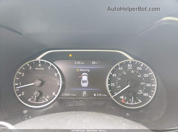 1N4AA6AV5KC363061 2019 NISSAN MAXIMA Черный Вид задних сидений