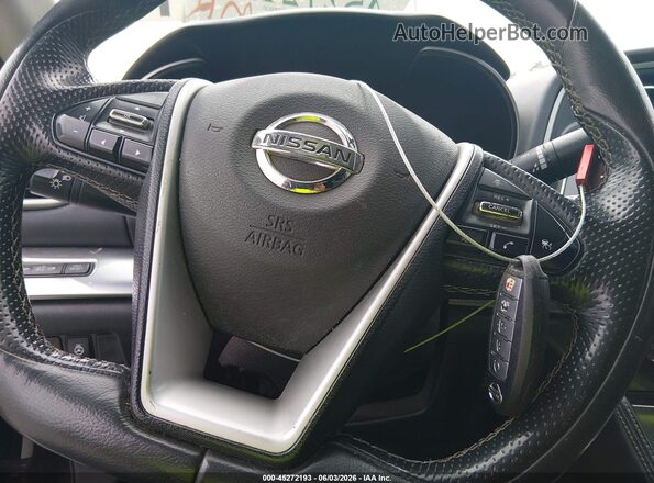 1N4AA6AV5KC363061 2019 NISSAN MAXIMA Черный Вид панели приборов