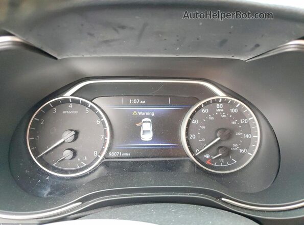 1N4AA6AV5KC367336 2019 NISSAN MAXIMA White Սարքավորումների վահանակի տեսք
