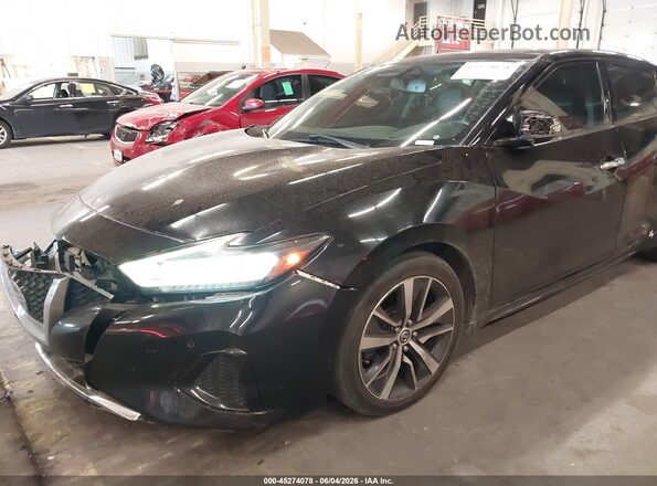 1N4AA6AV5KC368633 2019 NISSAN MAXIMA Black Front view