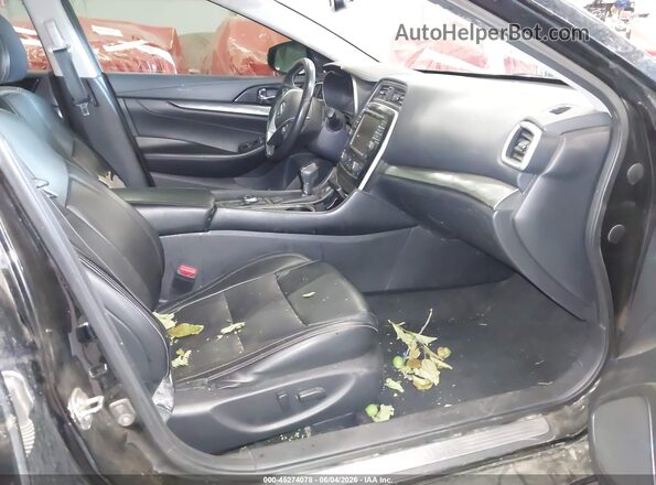 1N4AA6AV5KC368633 2019 NISSAN MAXIMA Black Front interior view
