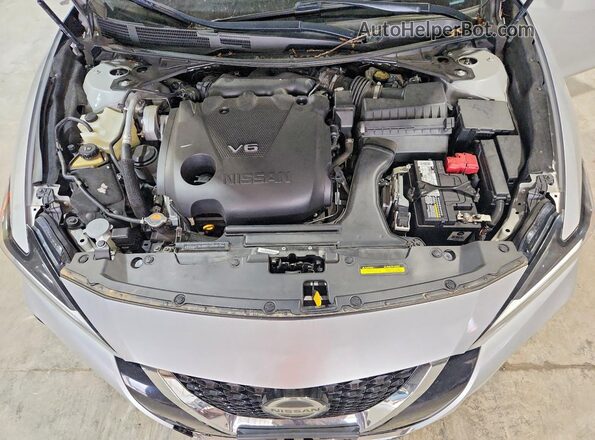 1N4AA6AV6KC371007 2019 NISSAN MAXIMA Серебряный Вид задней части салона