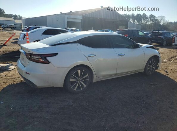 1N4AA6AV6KC371654 2019 NISSAN MAXIMA White Rear right
