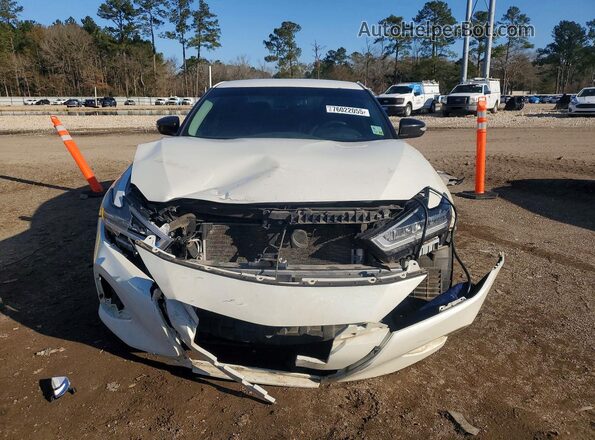 1N4AA6AV6KC371654 2019 NISSAN MAXIMA White Front view