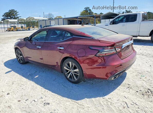 1N4AA6AV6KC373646 2019 NISSAN MAXIMA Burgundy Rear left