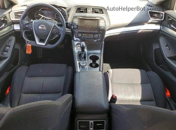 1N4AA6AV6KC373646 2019 NISSAN MAXIMA Burgundy Dashboard view