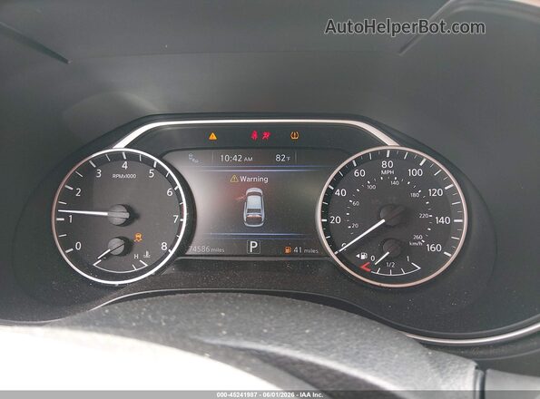 1N4AA6AV7KC364812 2019 NISSAN MAXIMA Gray Vista de los asientos traseros