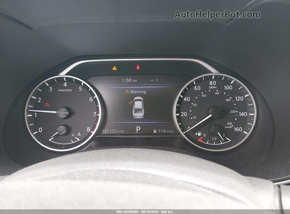 1N4AA6AV7KC365829 2019 NISSAN MAXIMA Silver უკანა სავარძლების ხედი