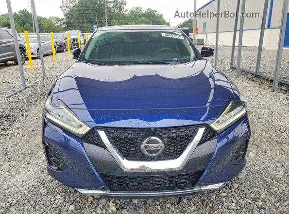 1N4AA6AV7KC369721 2019 NISSAN MAXIMA Blue Front view