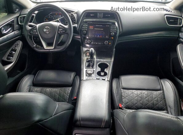 1N4AA6AV7KC369721 2019 NISSAN MAXIMA Blue Dashboard view