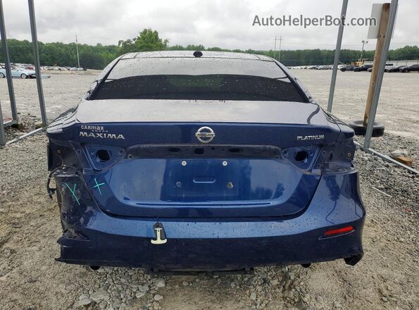 1N4AA6AV7KC369721 2019 NISSAN MAXIMA Blue Rear view
