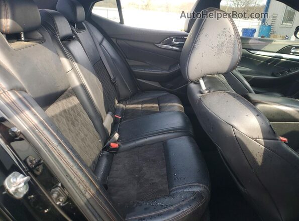 1N4AA6AV8KC362714 2019 NISSAN MAXIMA Black Հետևի նստատեղերի տեսք